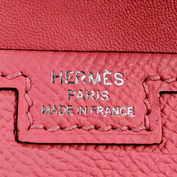 Hermès Rose Confetti Epsom Leather Jige Élan 29 Clutch - Picture 11 of 13